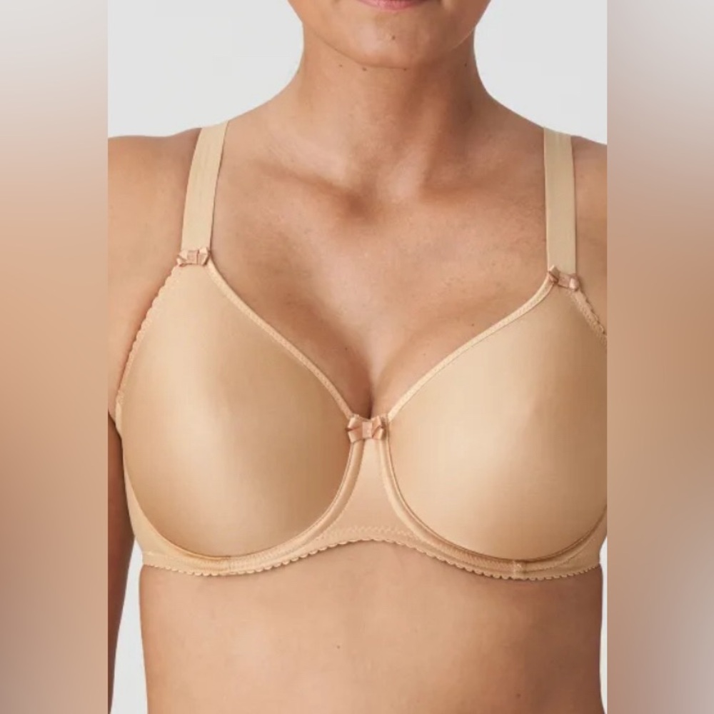 PrimaDonna Seamless Satin Bra in Cognac